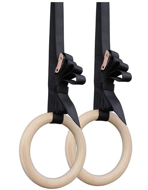 Titan Fitness Wood Gymnastic Rings